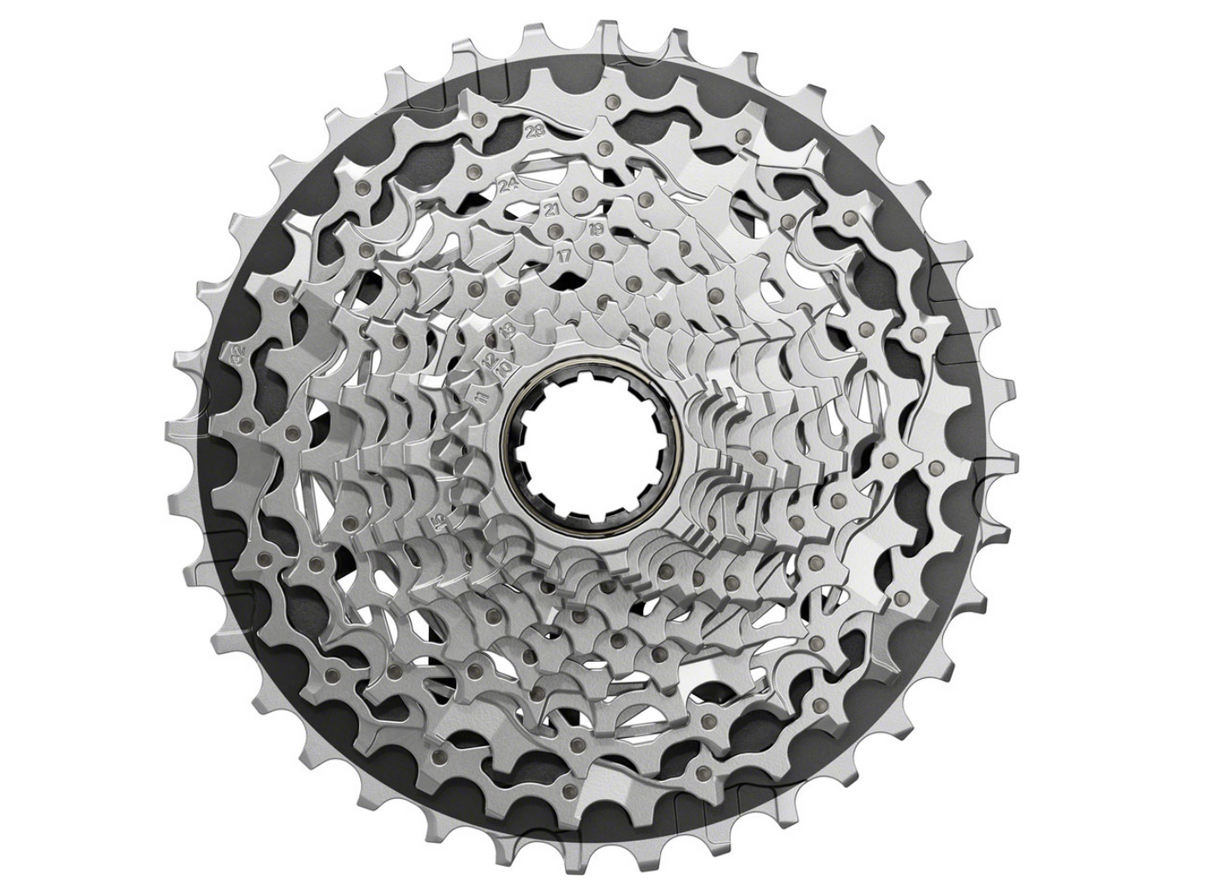 SRAM Force XG-1270 Cassette - 12-Speed, 10-36t, Silver, For XDR Driver Body, E1