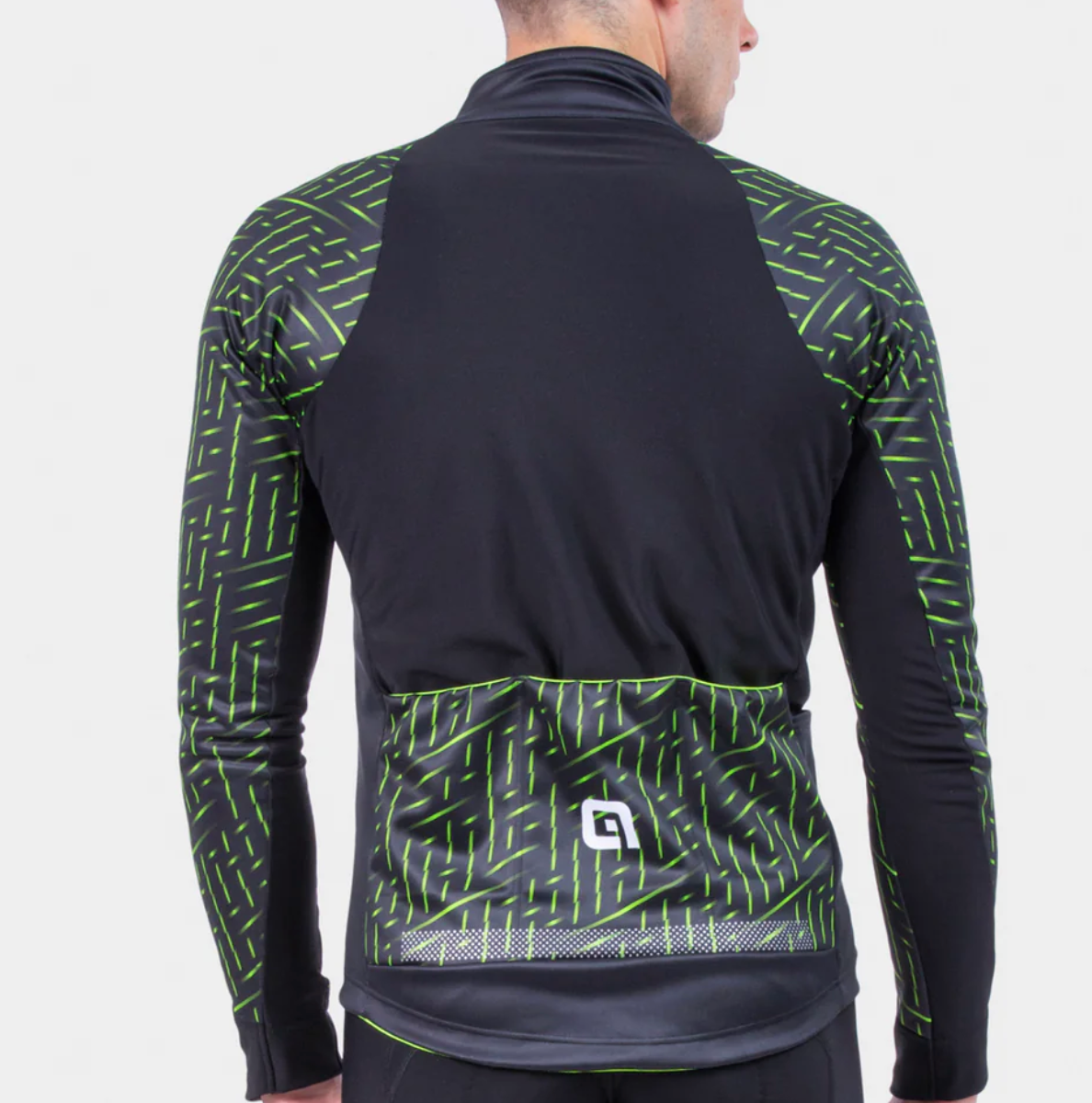 Ale Wear Gibbino Winter Jacket - Green Bolt - Size Medium