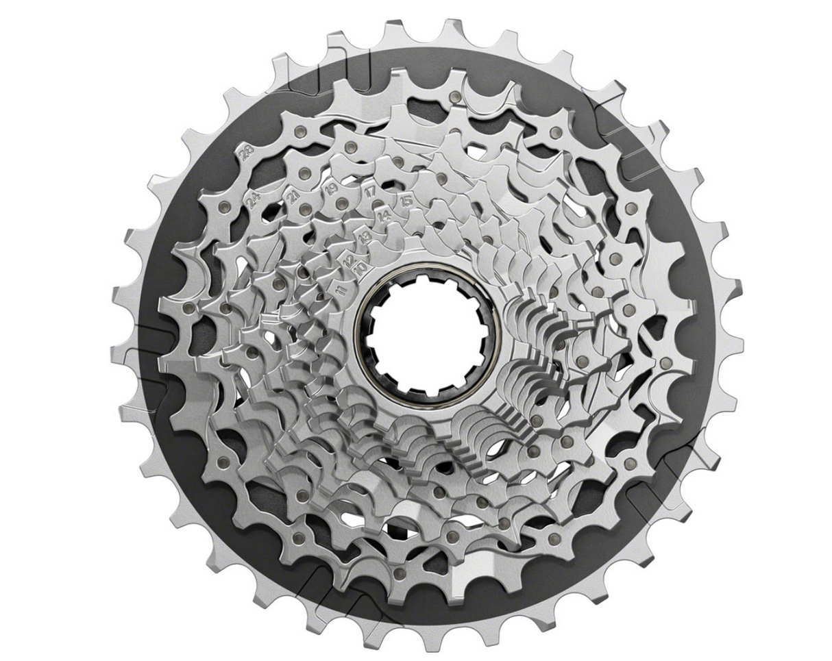 SRAM Force XG-1270 Cassette - 12-Speed, 10-33t, Silver XDR Driver Body, E1