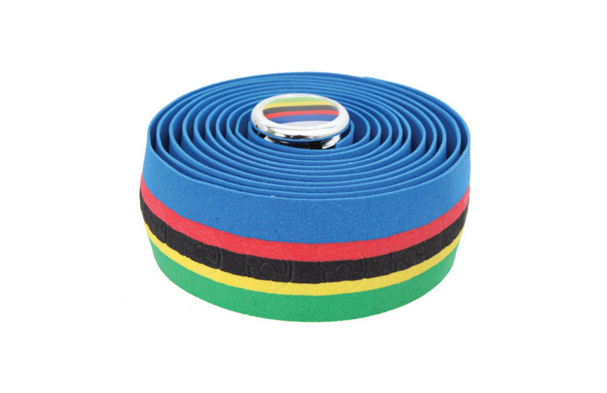 Cinelli Cork Ribbon Handlebar Tape 2.5mm - World Championship Stripes