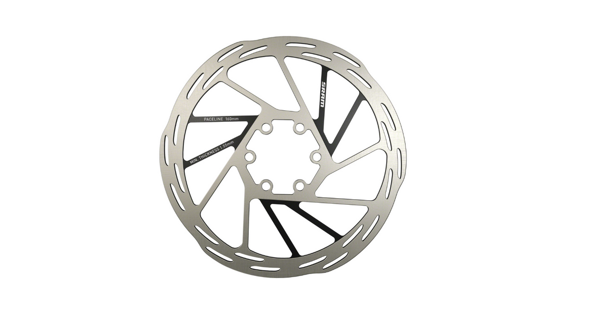 SRAM Paceline Disc Brake Rotor - 160mm, 6-Bolt, Silver/Black