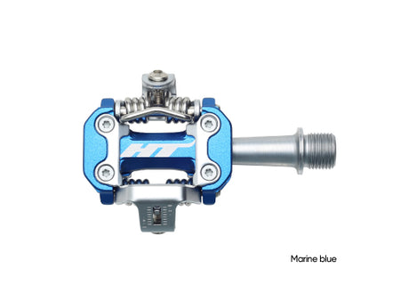 HT Mountain Bike Clipless Pedals - M2 - Marine Blue Pedals Full Catalog HT Components
