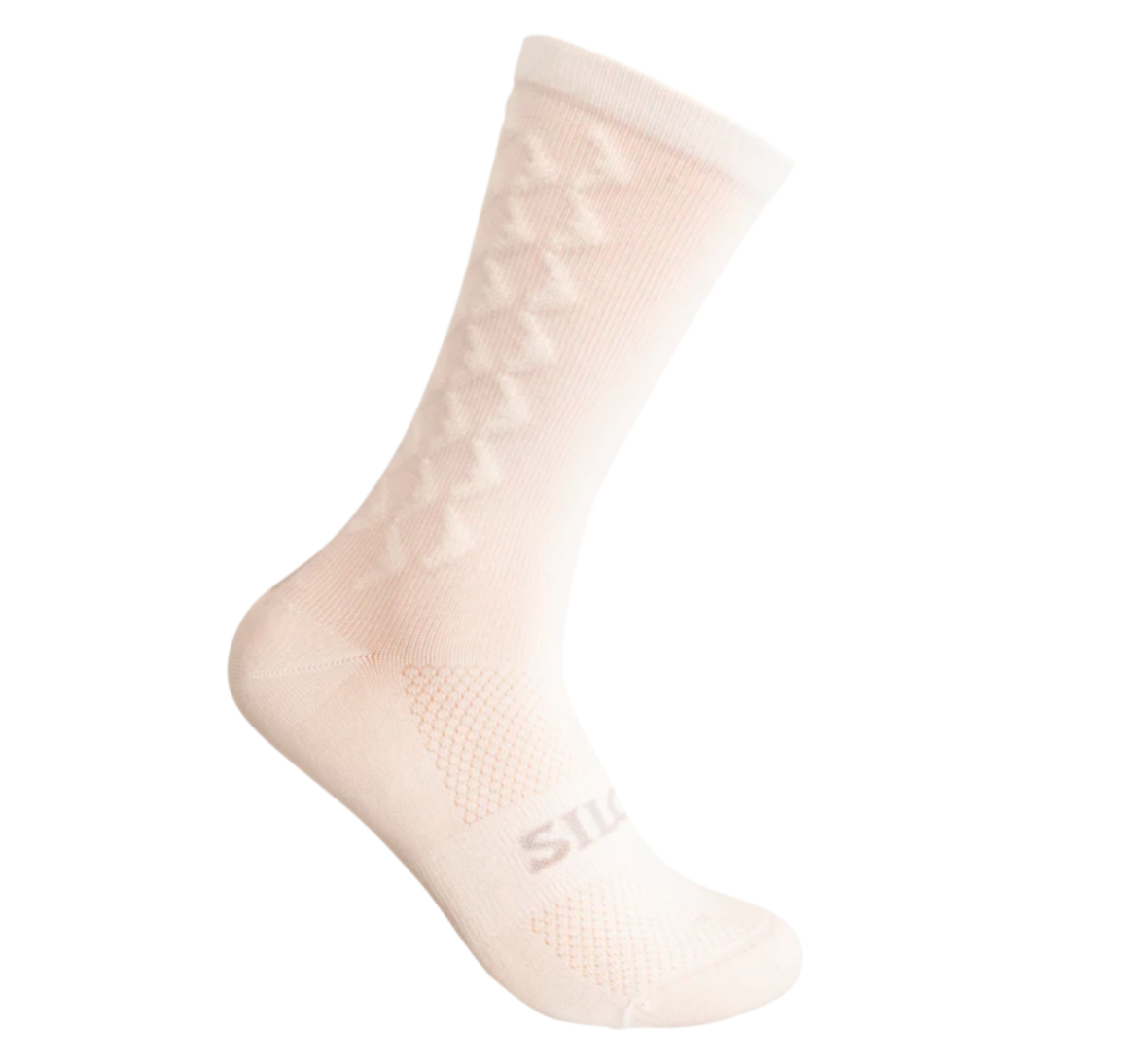Silca Everyday Aero Cycling Socks - White - Large (EU 45-48)