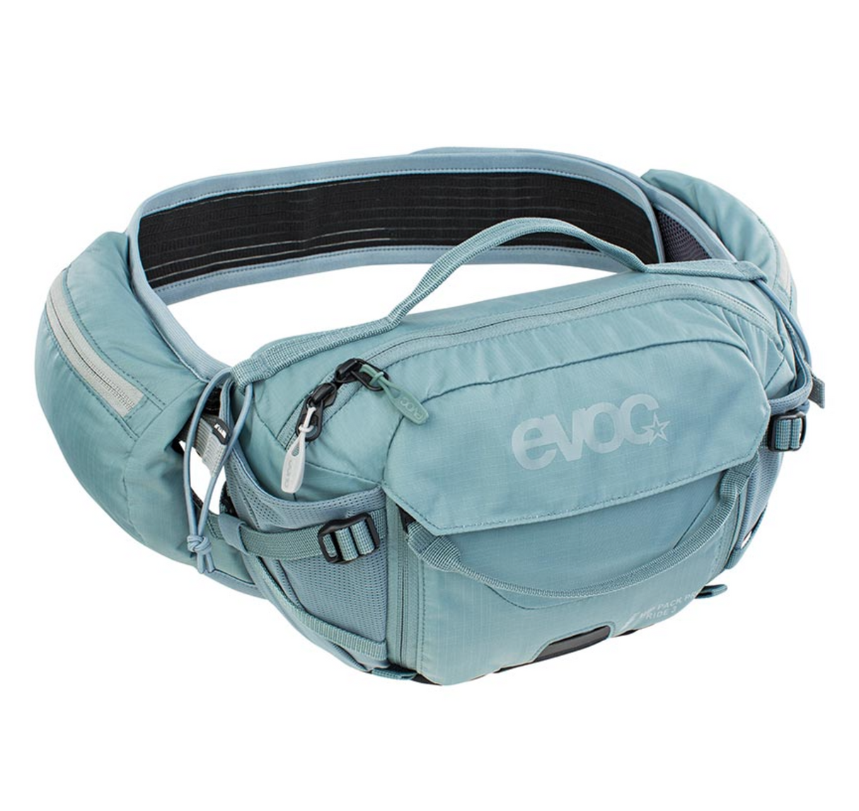 EVOC, Hip Pack Pro E-Ride, Hydration Pack Volume: 3L, Bladder Not included Steel