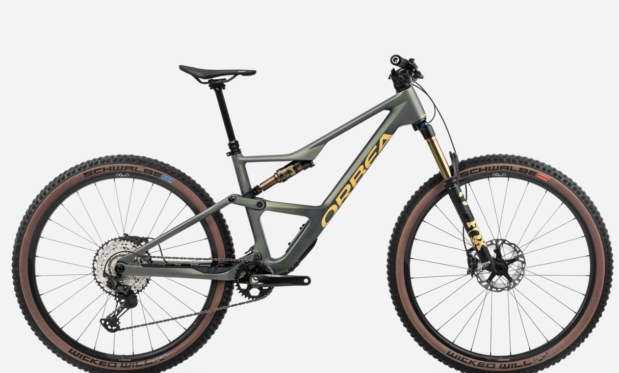 Orbea OCCAM SL M10 Mountain Bike - Spaceship Green - Corn Yellow (Matt)