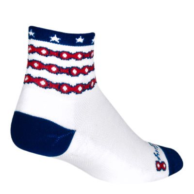 SockGuy The Brave Cycling Socks Size L/XL Made in USA Sporting Goods > Cycling > Cycling Clothing > Socks Full Catalog Sock Guy