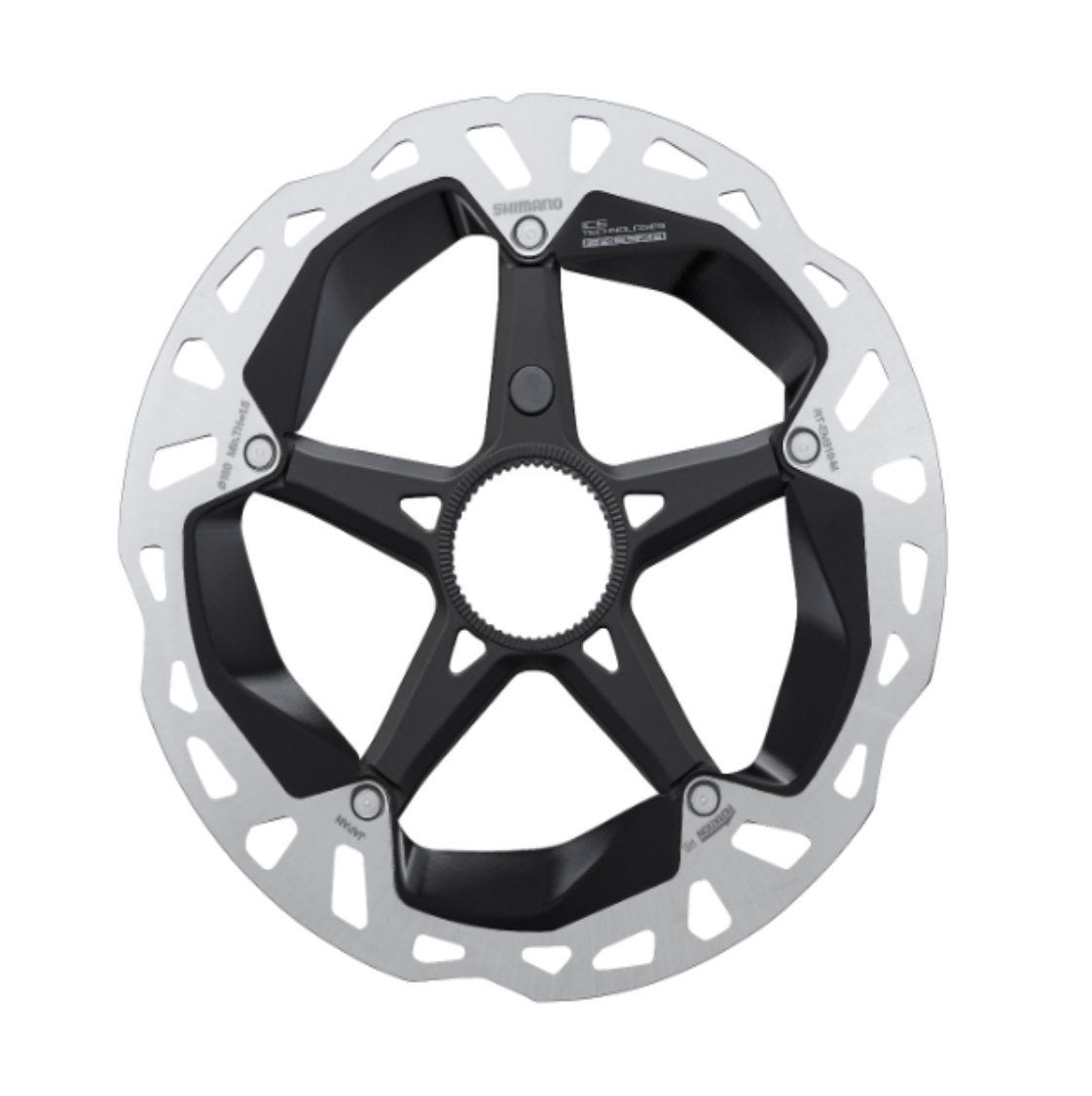 Shimano Disc Brake Rotor 180mm Centerloc RT-EM910 w/ Lockring Ice Tech Freeza