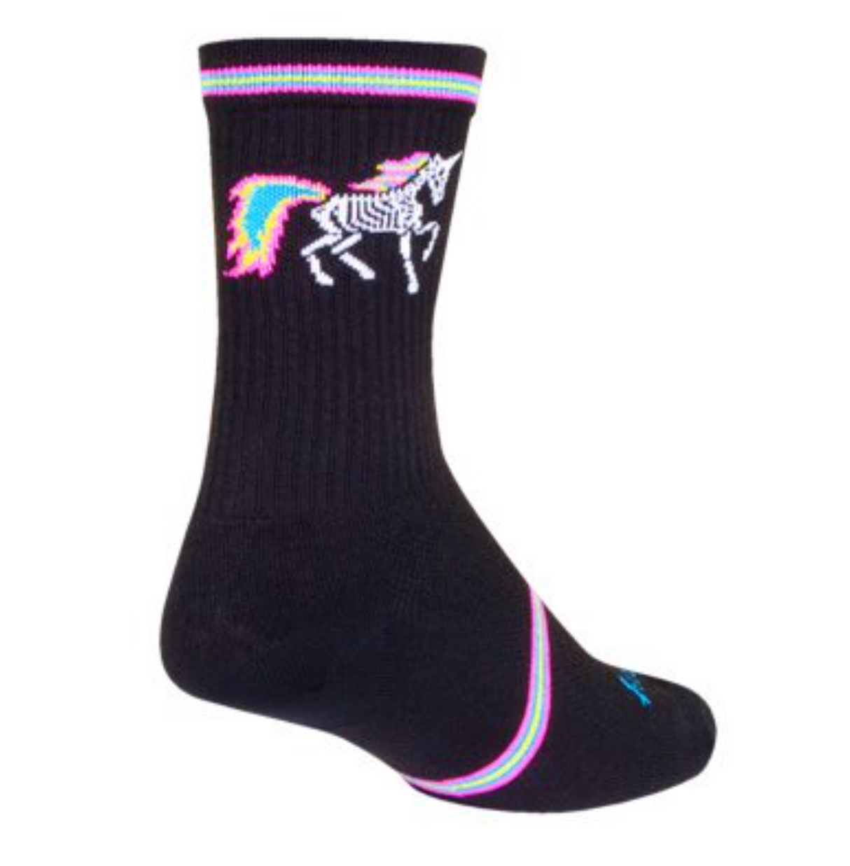 Sock Guy Dark Magic Crew Sock 6" Made in USA Size L/XL