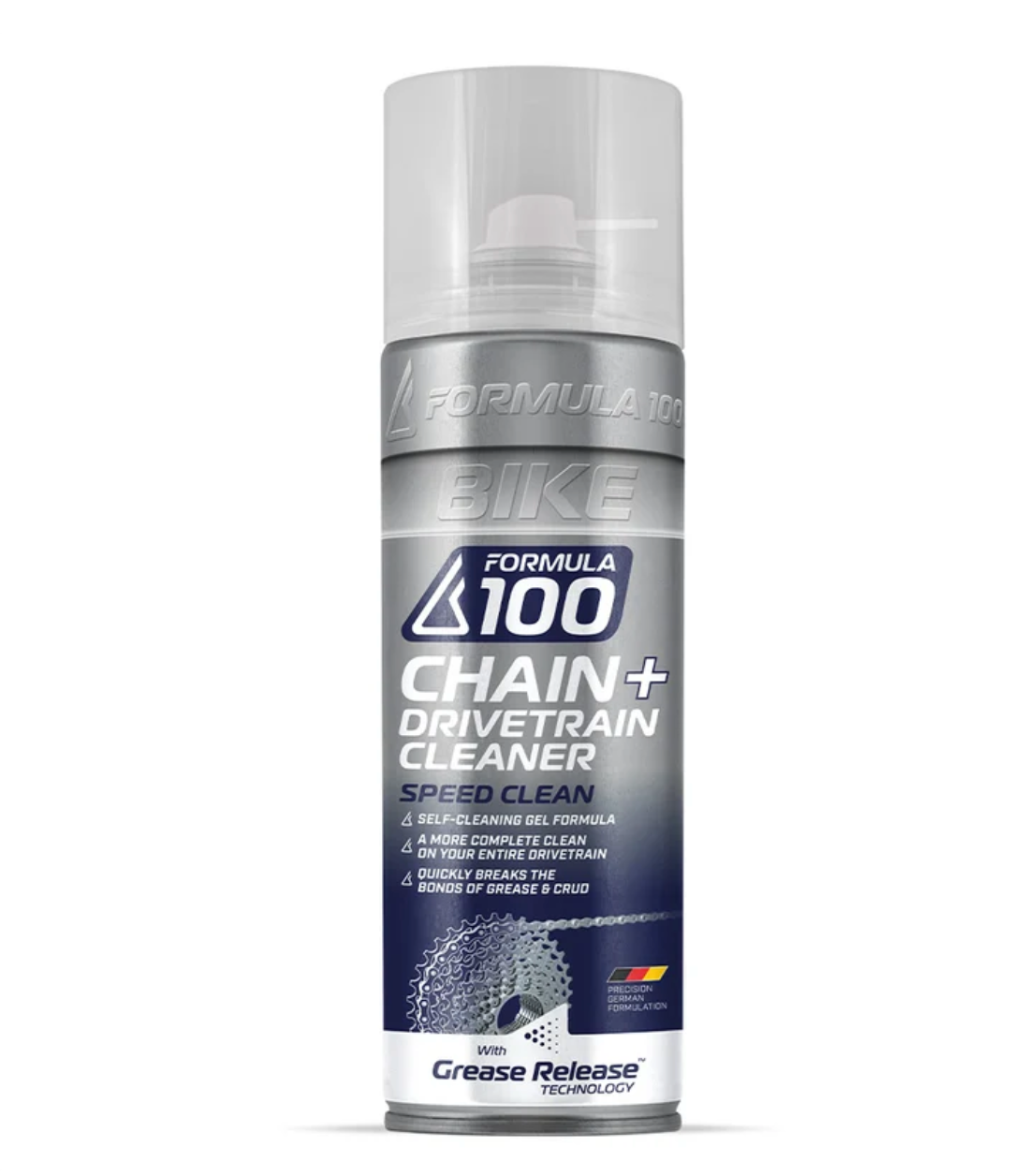 Formula 100 Chain + Drivetrain Cleaner - Speed Clean Spray, Relax & Rinse