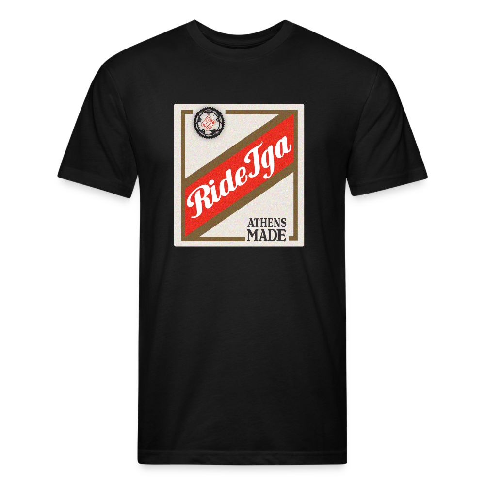 Fitted Cotton/Poly T-Shirt by Next Level - black