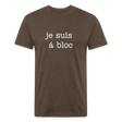 je suis á bloc t-shirt Fitted Cotton/Poly T-Shirt | Next Level 6210 Casual Cycling Gear Goat T's