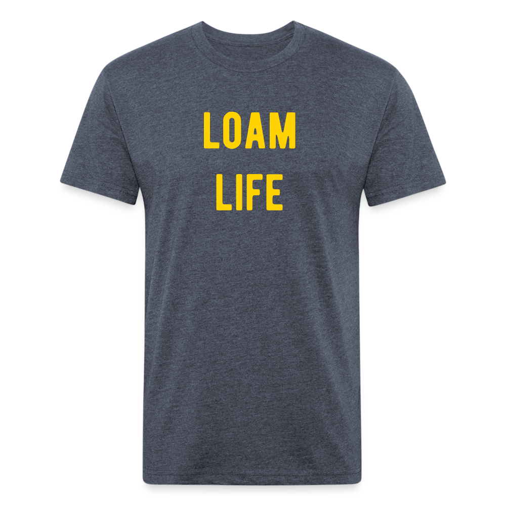 Loam Life T-Shirt - heather navy