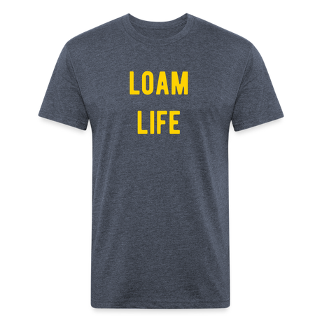 Loam Life T-Shirt - heather navy