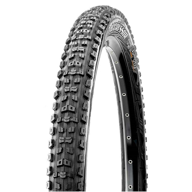 Maxxis Mountain Bike Tire- Aggressor 29''x2.50 TR Dual EXO Wide Trail 60TPI Black Mountain Tires Full Catalog Maxxis