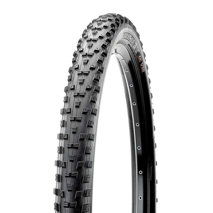 Maxxis Forekaster Tire 27.5''x2.35 Folding Tubeless Ready Dual EXO 120TPI Black Mountain Tires Full Catalog Maxxis