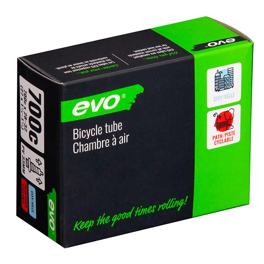 EVO, Presta, Bicycle Tube, Length: 48mm, 700C, 28-32C Tubes Full Catalog EVO
