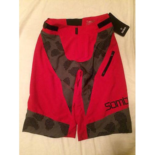 Sombrio Charger Shorts Mountain Bike Size Small Cycling Red *New with flaw*-Misc-The Gear Attic