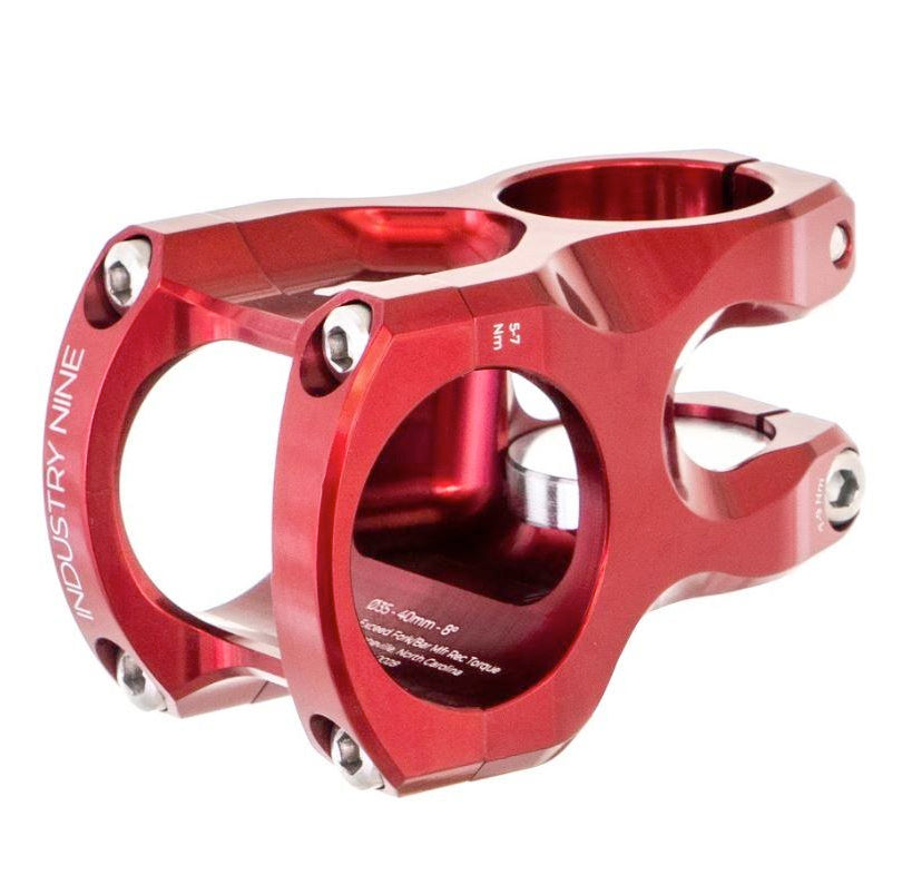 Industry Nine I9 A35 Mountain Bike Stem 35 Clamp 50mm Red