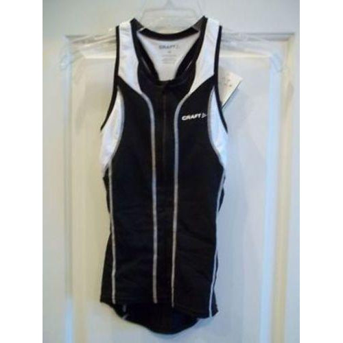 New Craft Sports Womans PT Singlet XS Black/White Tri Misc Full Catalog The Gear Attic
