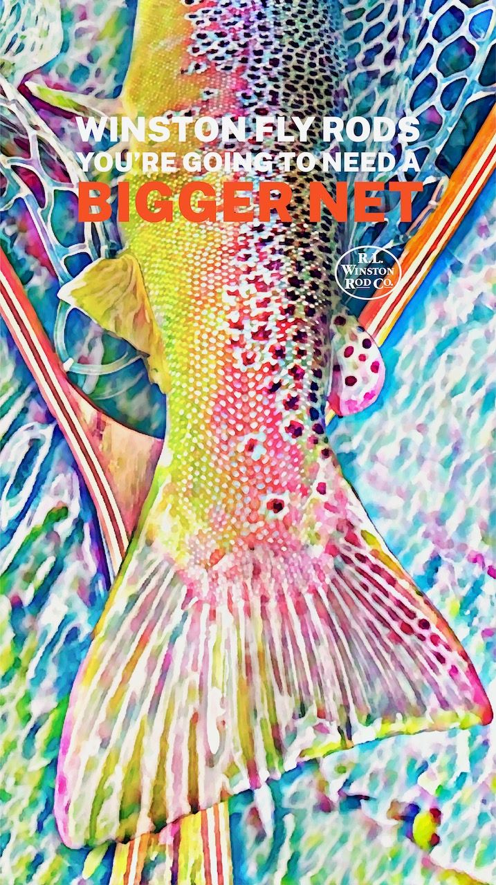 R. L. Winston Rod Co. TROUTGAITER Bigger Net Misc Fly Fishing Winston
