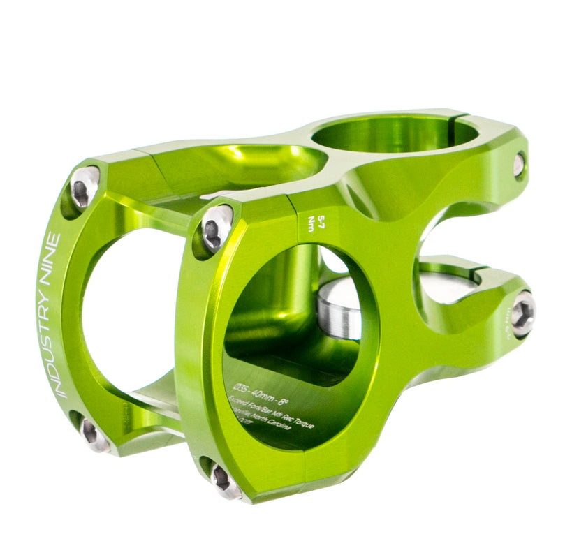 Industry Nine I9 A35 Mountain Bike Stem 35 Clamp 50mm Lime