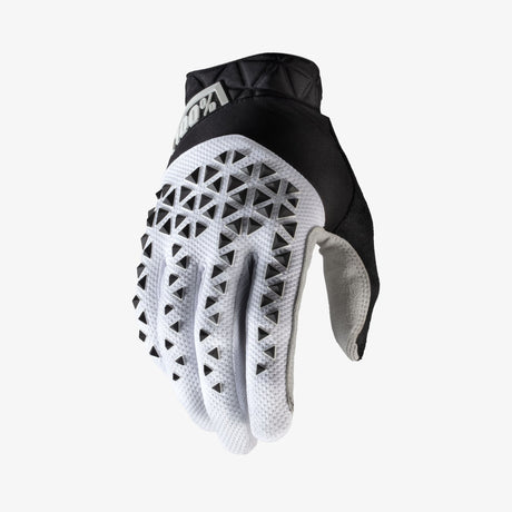 Ride 100% GEOMATIC Cycling Glove White SM Misc Full Catalog Ride 100%