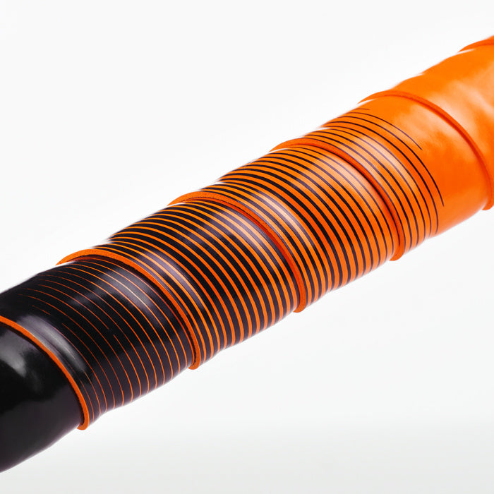 Fizik Cycling Bicycle Handlebar Tape Vento - 2mm - Microtex - Tacky - ORANGE FLUO / BLACK