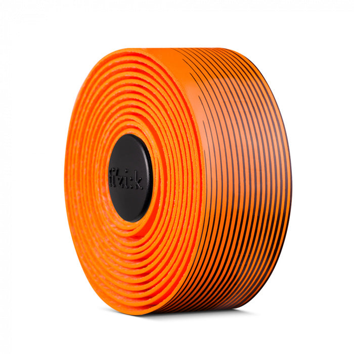 Fizik Cycling Bicycle Handlebar Tape Vento - 2mm - Microtex - Tacky - ORANGE FLUO / BLACK Misc Full Catalog Fizik