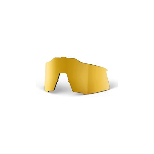 100% Cycling Sunglass Lens- SPEEDCRAFT Replacement Lens - Flash Gold Mirror