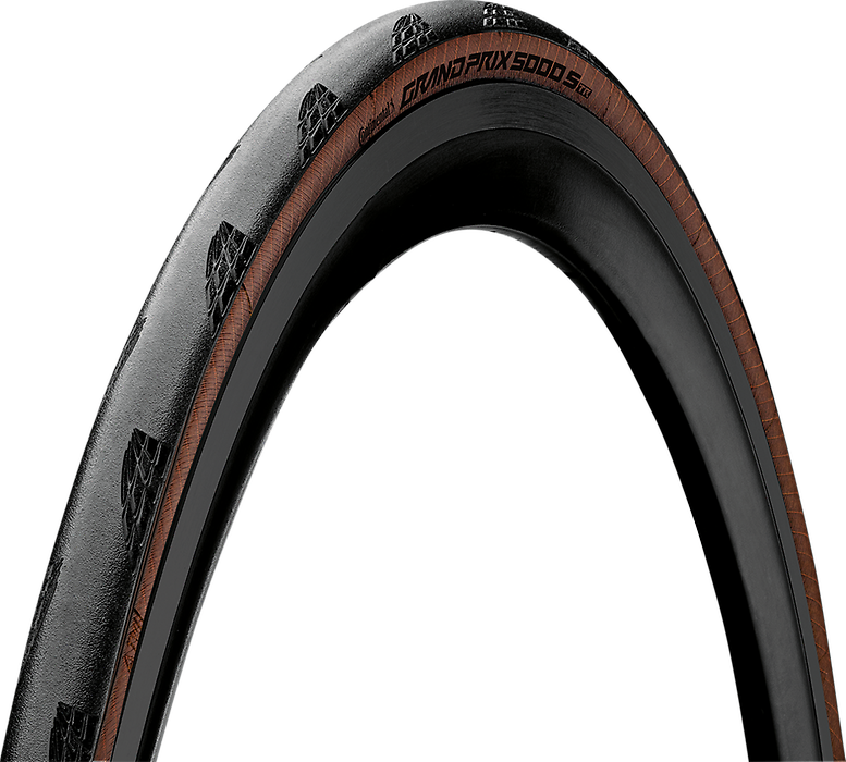 Continental Grand Prix 5000 S Tubeless Ready Tire 700 X 30 Black/Transparent + Black Chili Misc Continental Tires Continental