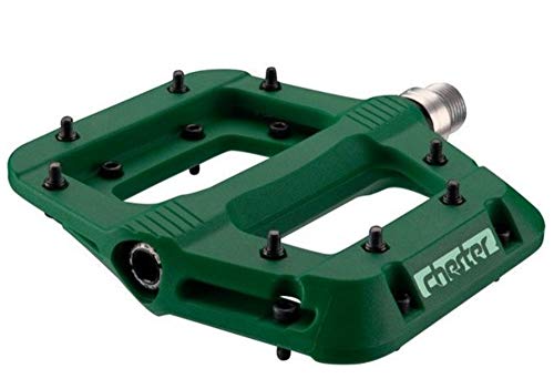 Race Face Chester Mountain Bike Flat Platform Pedals, Forest Green