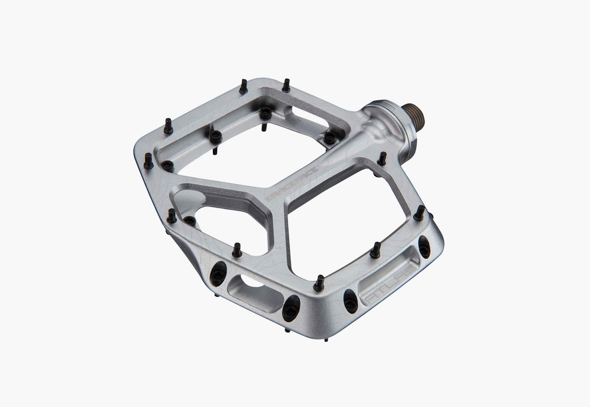 Race Face Atlas Mountain Bike Flat/Platform Pedal Set- Silver