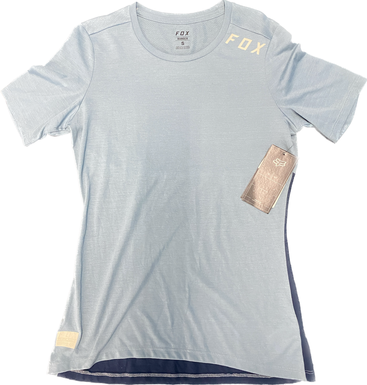 Fox Women's Ranger DR SS Jersey Small Light Blue MTB Sporting Goods > Cycling > Cycling Clothing > Casual T-Shirts & Tops Cycling Jerseys Fox