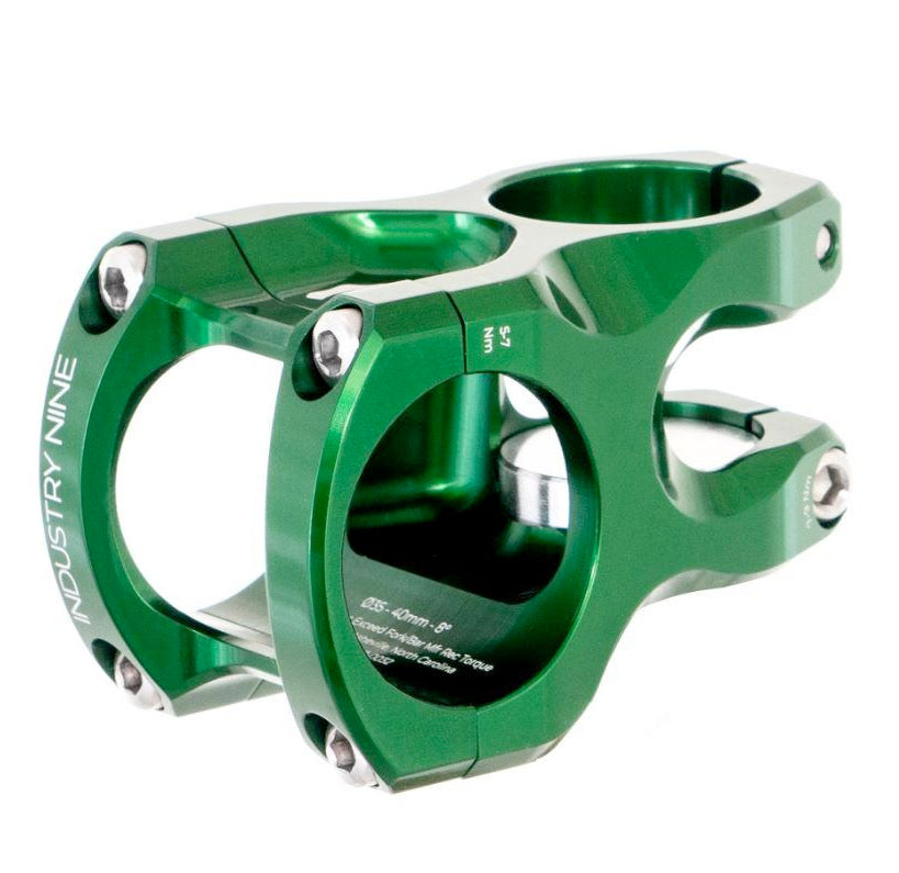 Industry Nine I9 A35 Mountain Bike Stem 35 Clamp 50mm Green