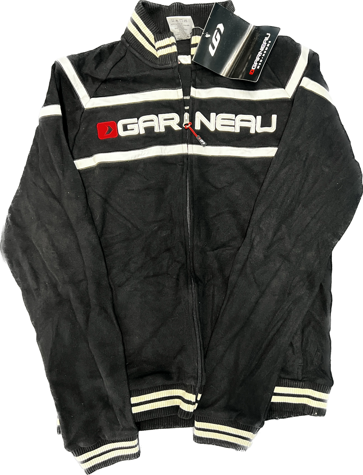 Louis Garneau Vintage "Jersey " Track Jacket- Size Medium