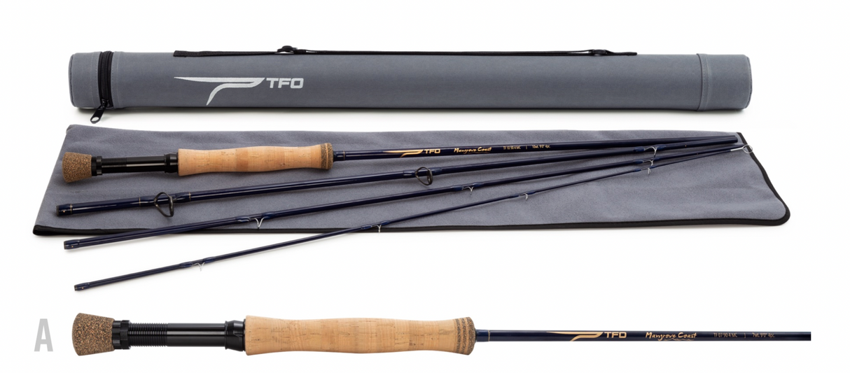 Temple Fork Outfitters Mangrove Coast 9' 8wt 4pc Fly Rod