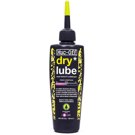 Muc-Off Bicycle Bio Dry-Lube 120ml Race Quality Chain Lubricant New Lubricant Full Catalog Muc-Off