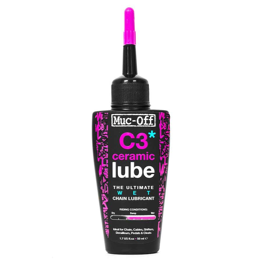 Muc-Off 869 C3 Wet Ceramic Bicycle Lube, 50ml Lubricant Full Catalog Muc-Off