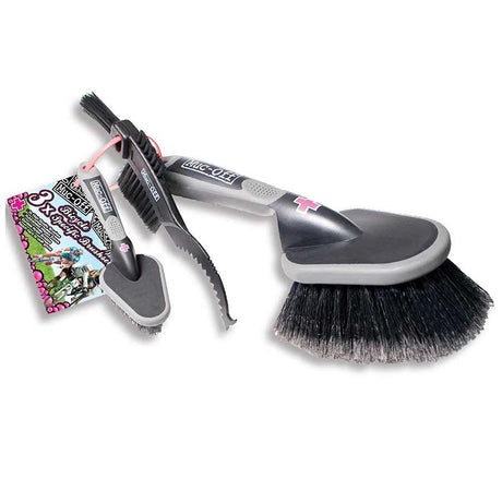 Muc-Off Cycling 3 Piece Bicycle Cleaning Brush Set Brushes Full Catalog Muc-Off