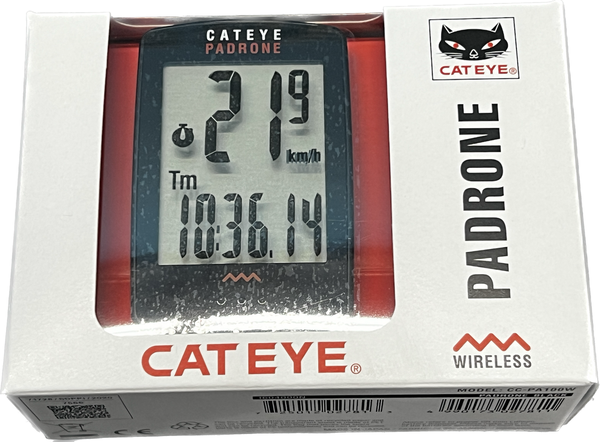 Cateye CC-PA100W Padrone Wireless Bicycle Cycling Computer