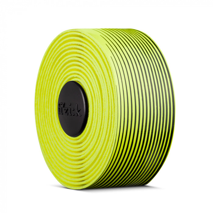 Fizik Cycling Bicycle Handlebar Tape Vento - 2mm - Microtex - Tacky - YELLOW FLUO / BLACK Misc Full Catalog Fizik