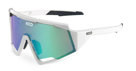 KOO Spectro Cycling Sports Sunglasses Zeiss Lens White/Green Sporting Goods > Cycling > Sunglasses & Goggles Full Catalog KOO