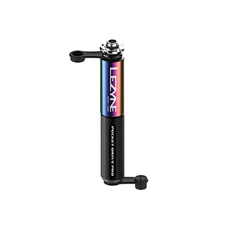 Lezyne Bicycle Cycling Pocket Drive Pro Neo Metallic/Black Hand Pump Pumps Full Catalog Lezyne