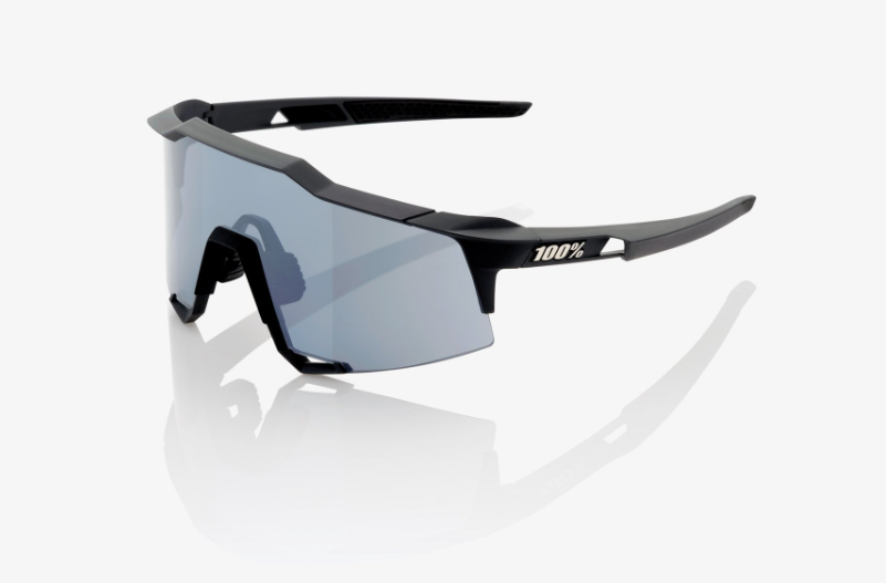 100% Cycling Unisex Adult Speedcraft - Soft Tact Black - Smoke Lens