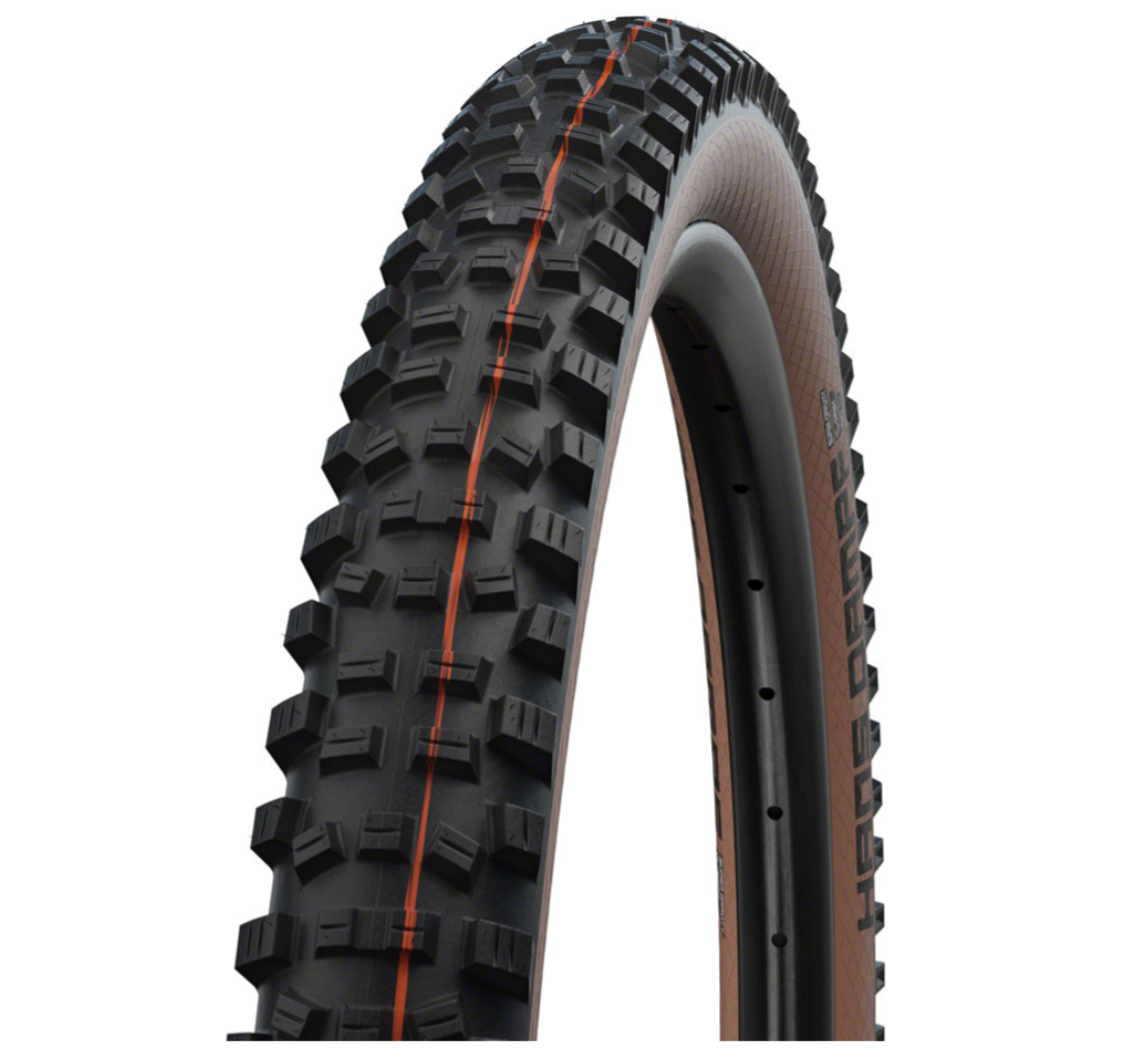 Schwalbe Hans Dampf Tire - 27.5 x 2.6, Tubeless, Folding Bronze Evolution Line Super Trail, Addix Soft