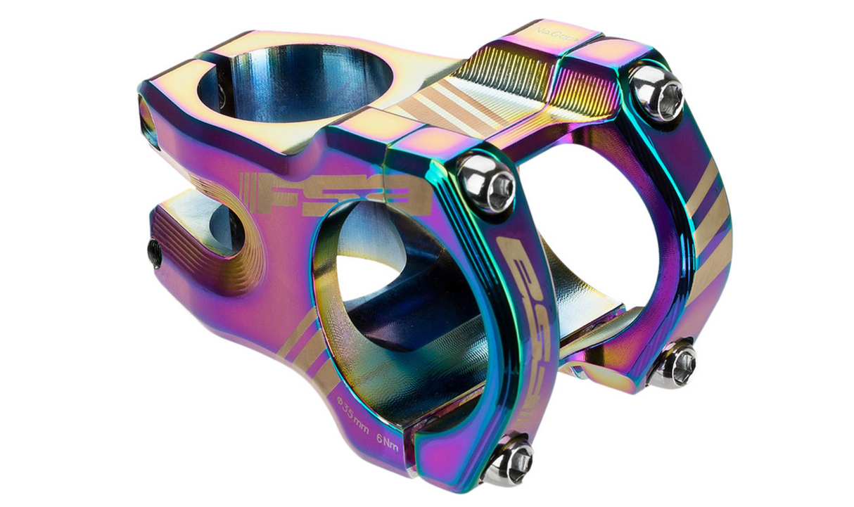 Full Speed Ahead Team Stem - 50mm, 35mm Clamp, +/-6, 1 1/8", Oil Slick