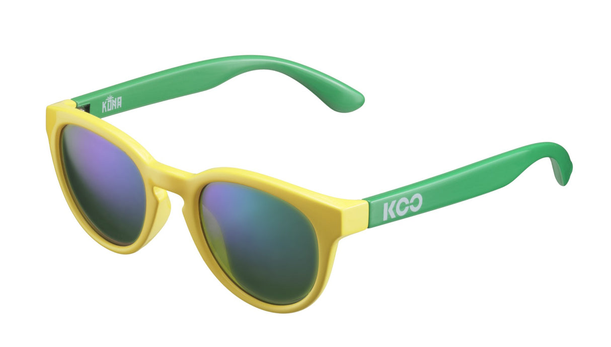 KOO HILO Sunglasses Sunset Burst w/ Green Lens