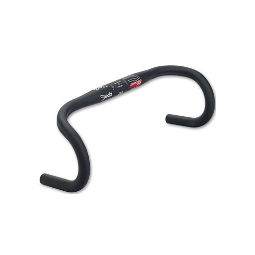 Deda Zero 100 Deep Road Cycling Handlebars 42cm Aluminum Black