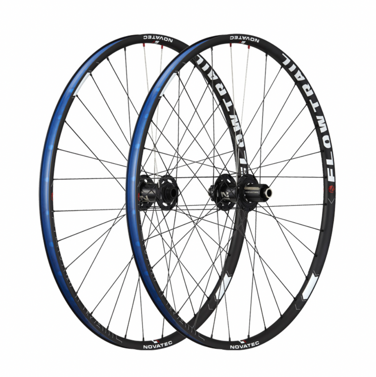 Novatec Flowtrail 27.5 650B Bicycle Wheel - Mountain Bike / Gravel Full Catalog Novatec
