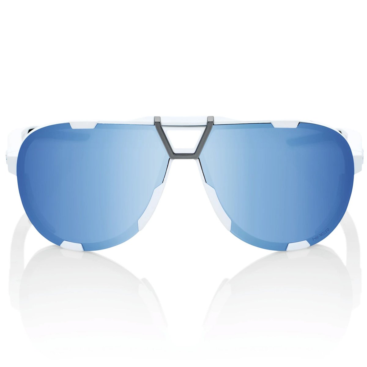 Ride 100% Sunglasses Authentic WESTCRAFT Soft Tact White HiPER Blue Multilayer Mirror Lens Misc 100% 1